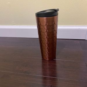 Starbucks mermaid bronze tumbler rare discounted